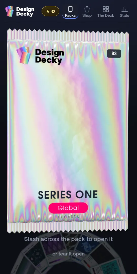 A sealed foil pack, ready to slice open